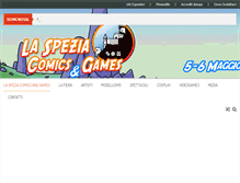 Tablet Screenshot of laspeziacomicsandgames.it